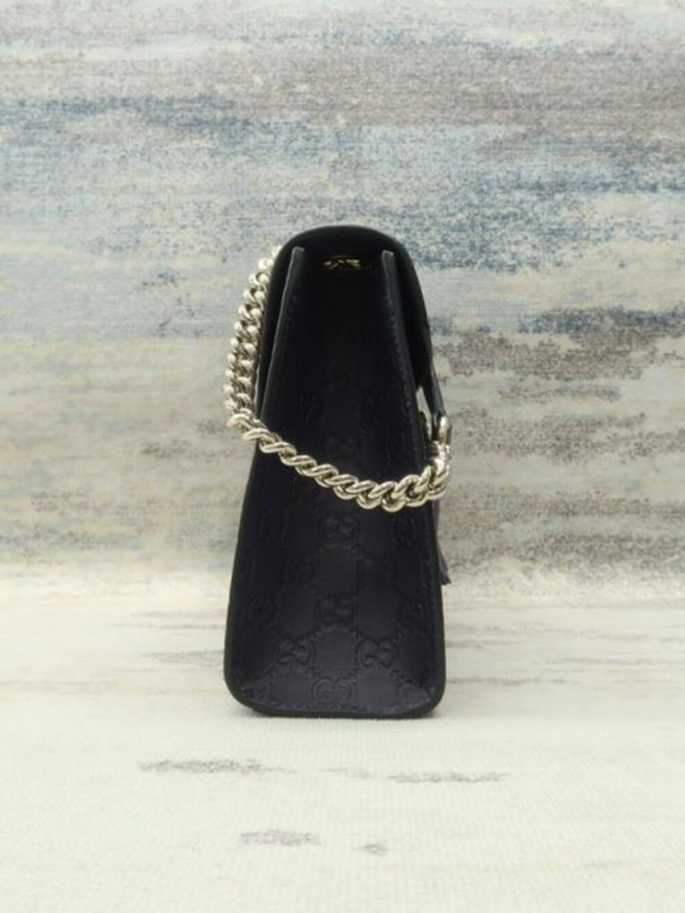 Gucci Emily Purple Guccissima Leather Medium Shoulder Bag - Picture 6 of 13